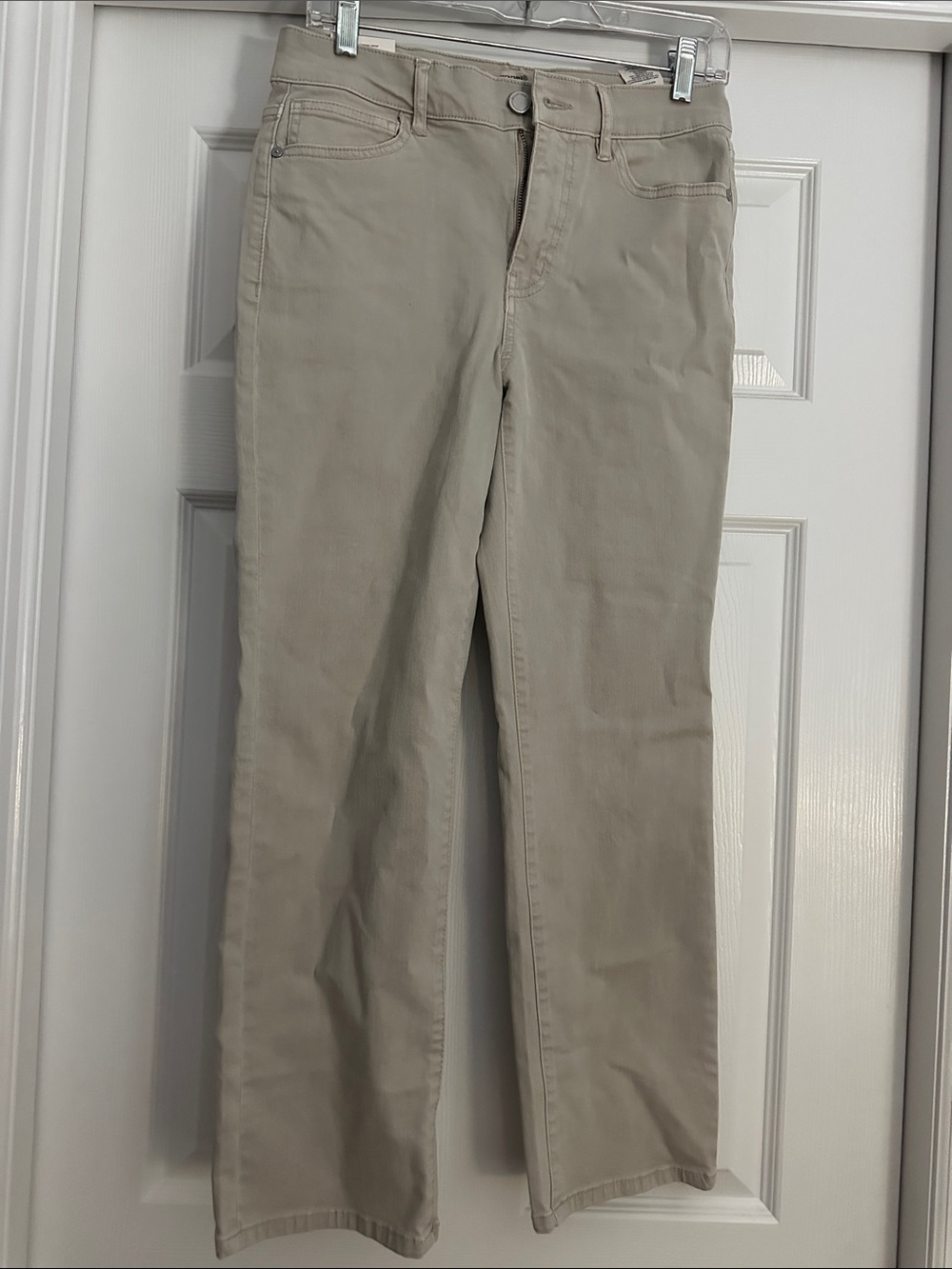 Blank NYC Women's Straight-Leg Jeans in Light Taupe